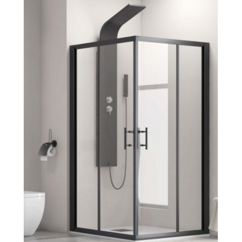 Душ кабина Karag Flora 100 Nero 90x90см